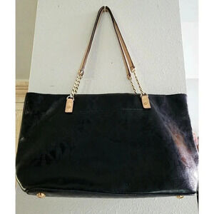 MICHAEL KORS LEATHER BAG BLACK COLOR MONOGRAM